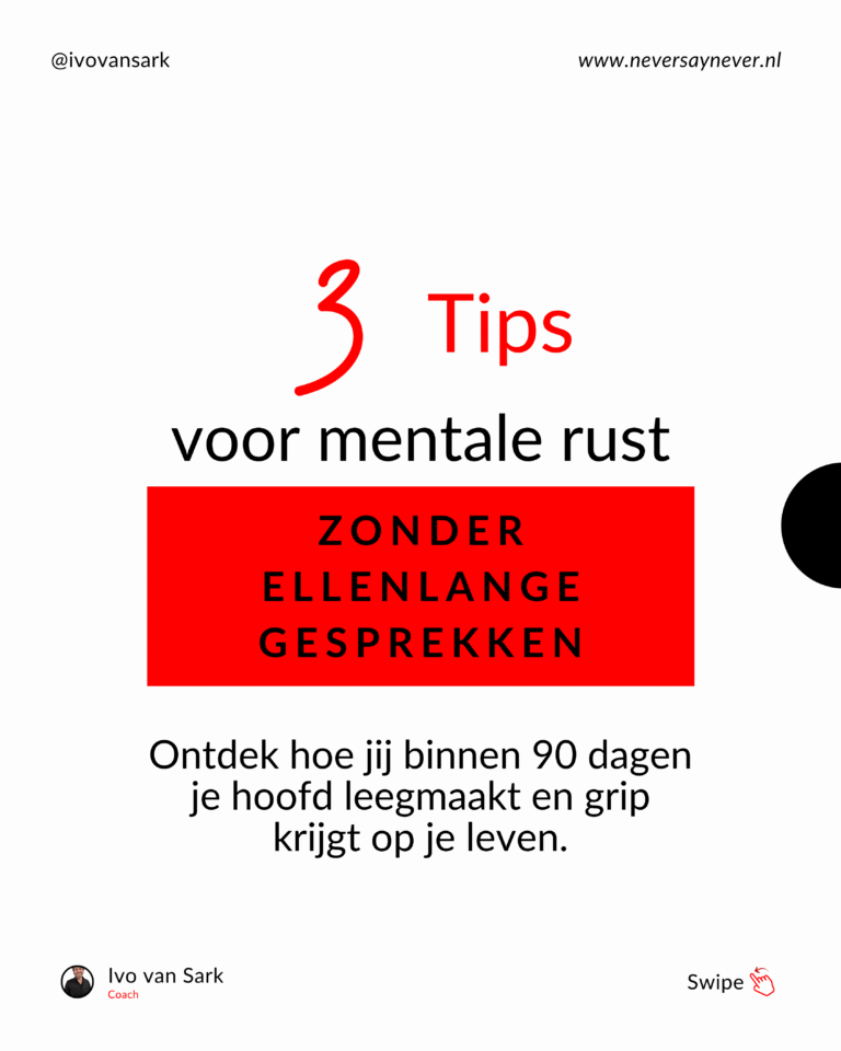 3 tips voor mentale rust